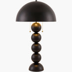 Surya Vellon 15" L × 15" W × 27" H Accent Table Lamp – Black additional view