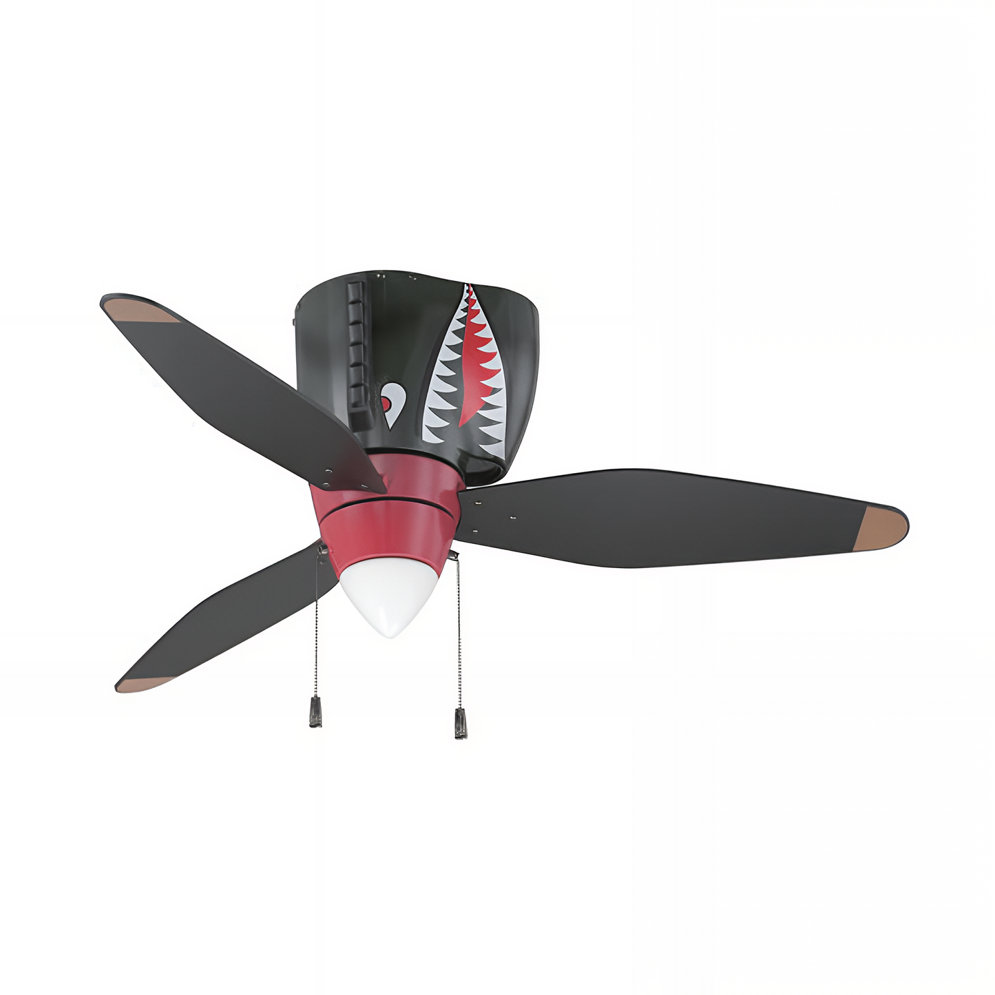 WarPlanes 48 inch WarPlanes Tiger Shark with Tiger Shark Blades Ceiling Fan