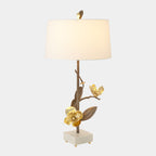 Global Views Magnolia Flower Table Lamp – Right detail view