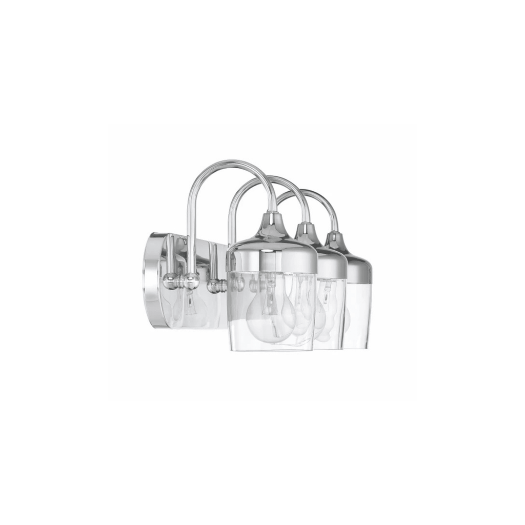 Wrenn 3 Light 24.02 inch Vanity Light Wall Light 58103 - FB - Orvon Lighting