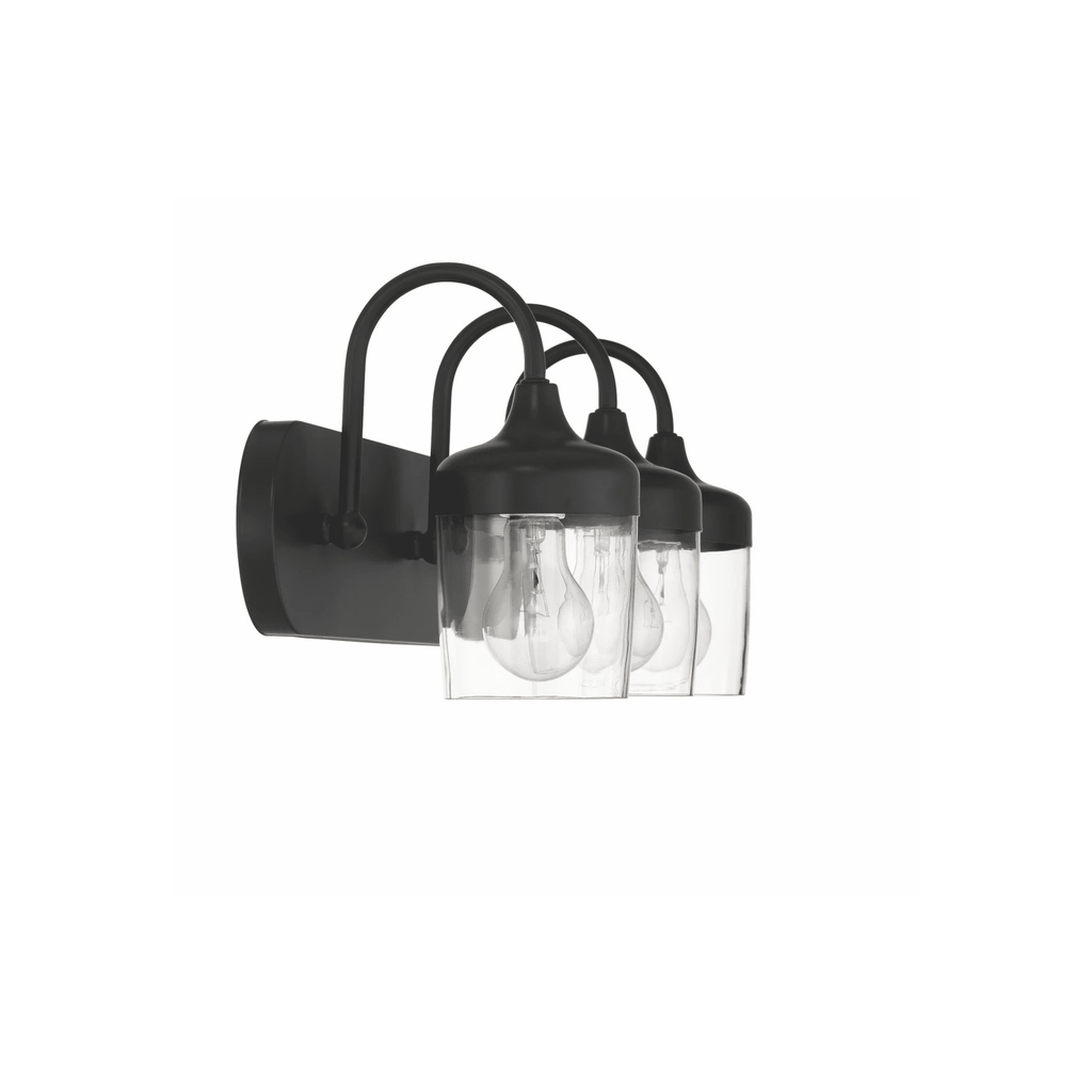 Wrenn 3 Light 24.02 inch Vanity Light Wall Light 58103 - FB - Orvon Lighting