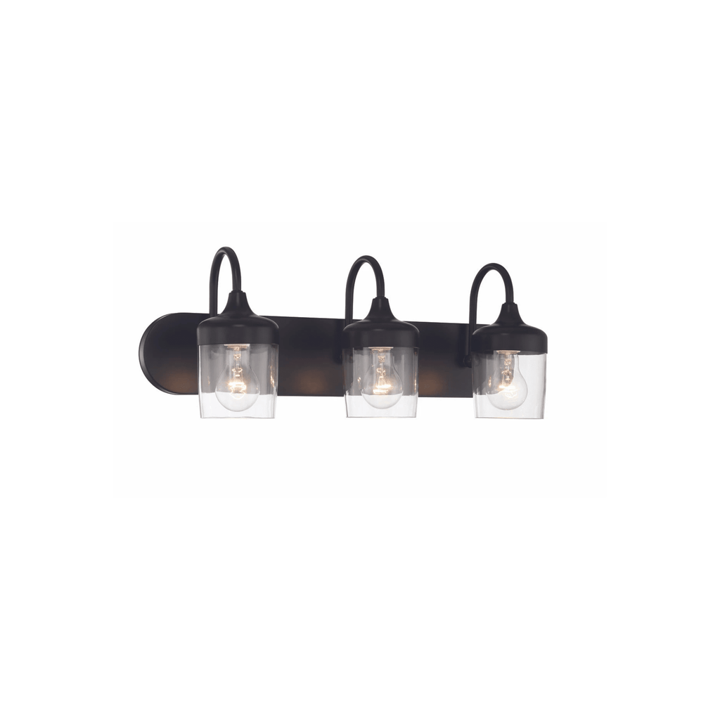 Wrenn 3 Light 24.02 inch Vanity Light Wall Light 58103 - FB - Orvon Lighting