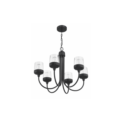 Wrenn 6 Light 25.98 inch Chandelier Ceiling Light - Orvon Lighting