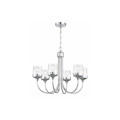 Wrenn 6 Light 25.98 inch Chandelier Ceiling Light - Orvon Lighting